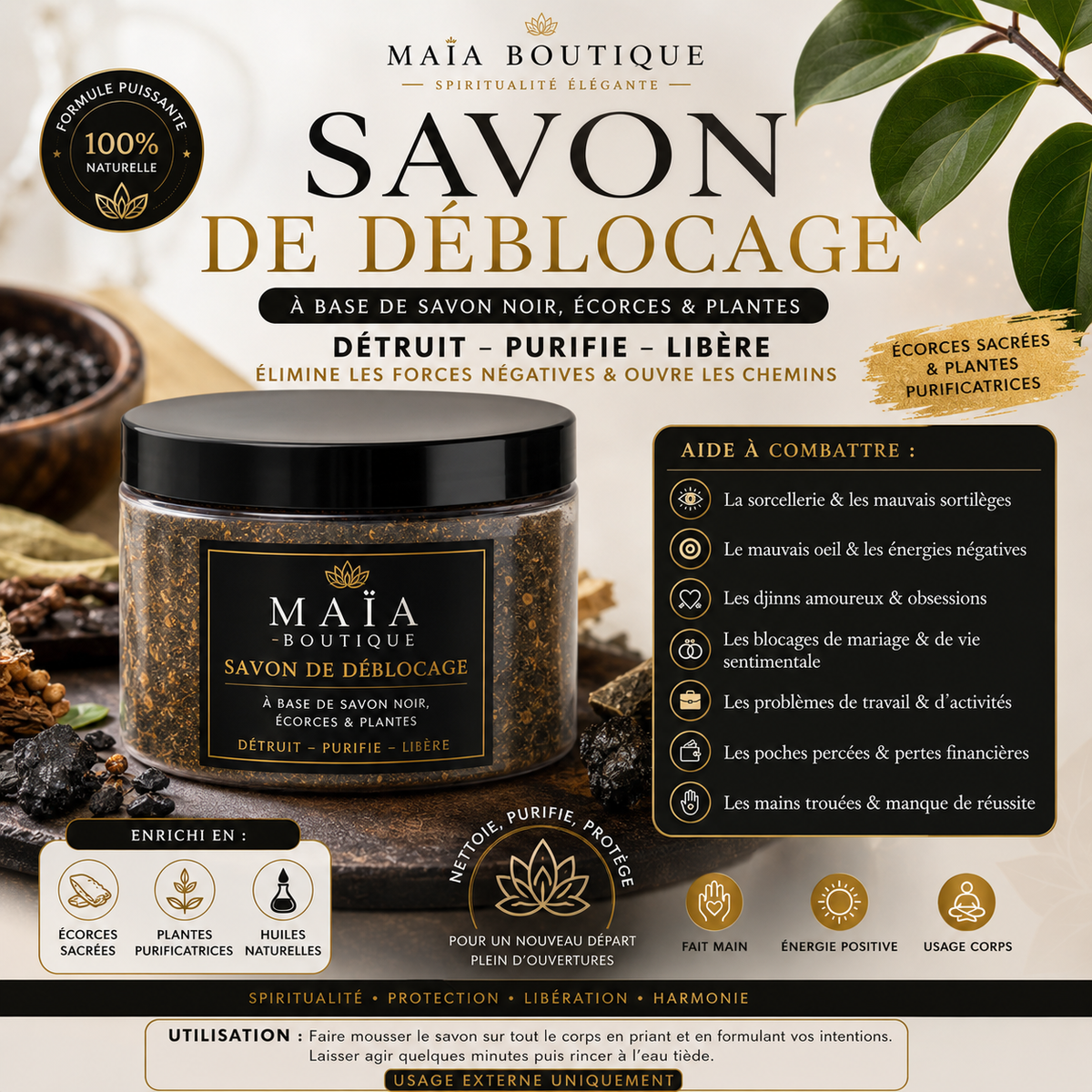 Savon de déblocage