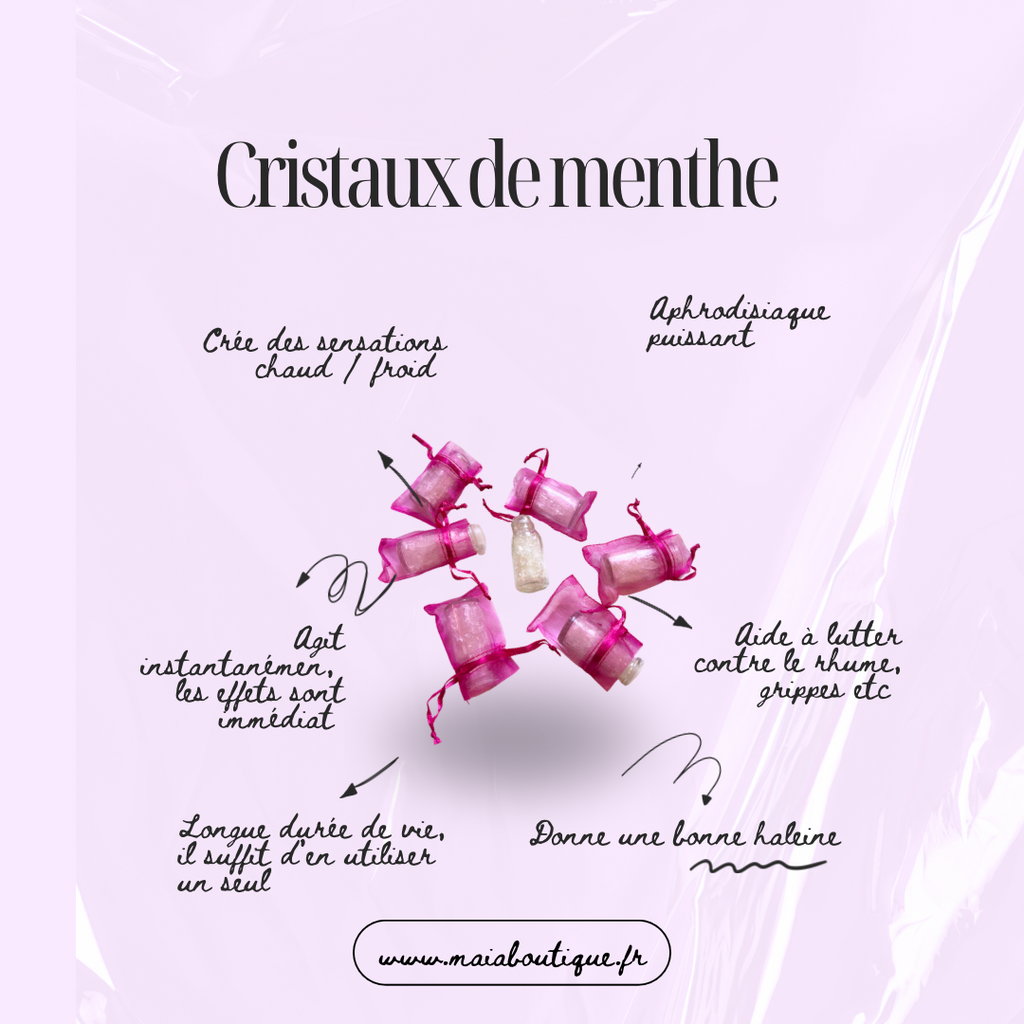 Cristaux de menthe