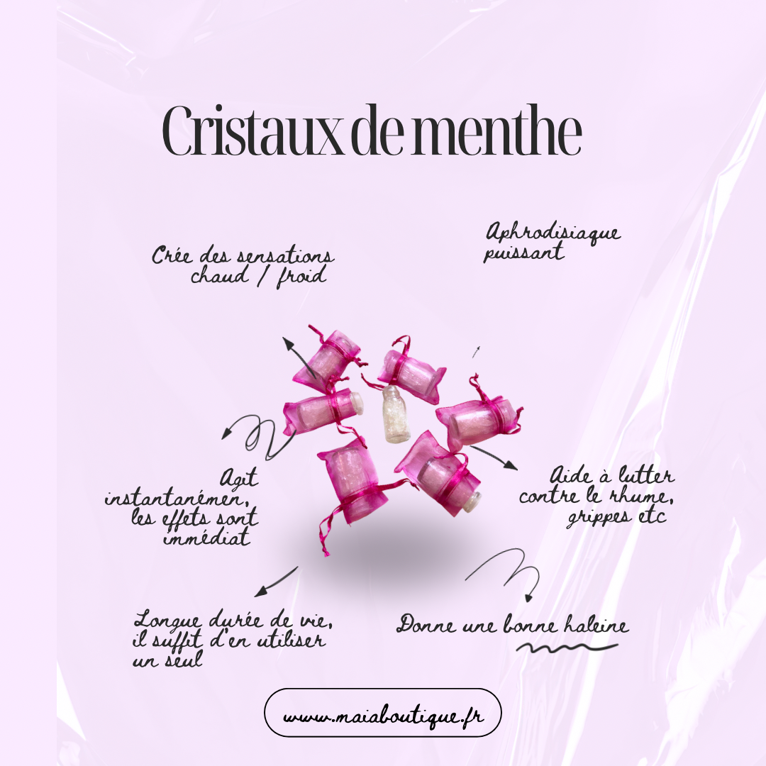 Cristaux de menthe