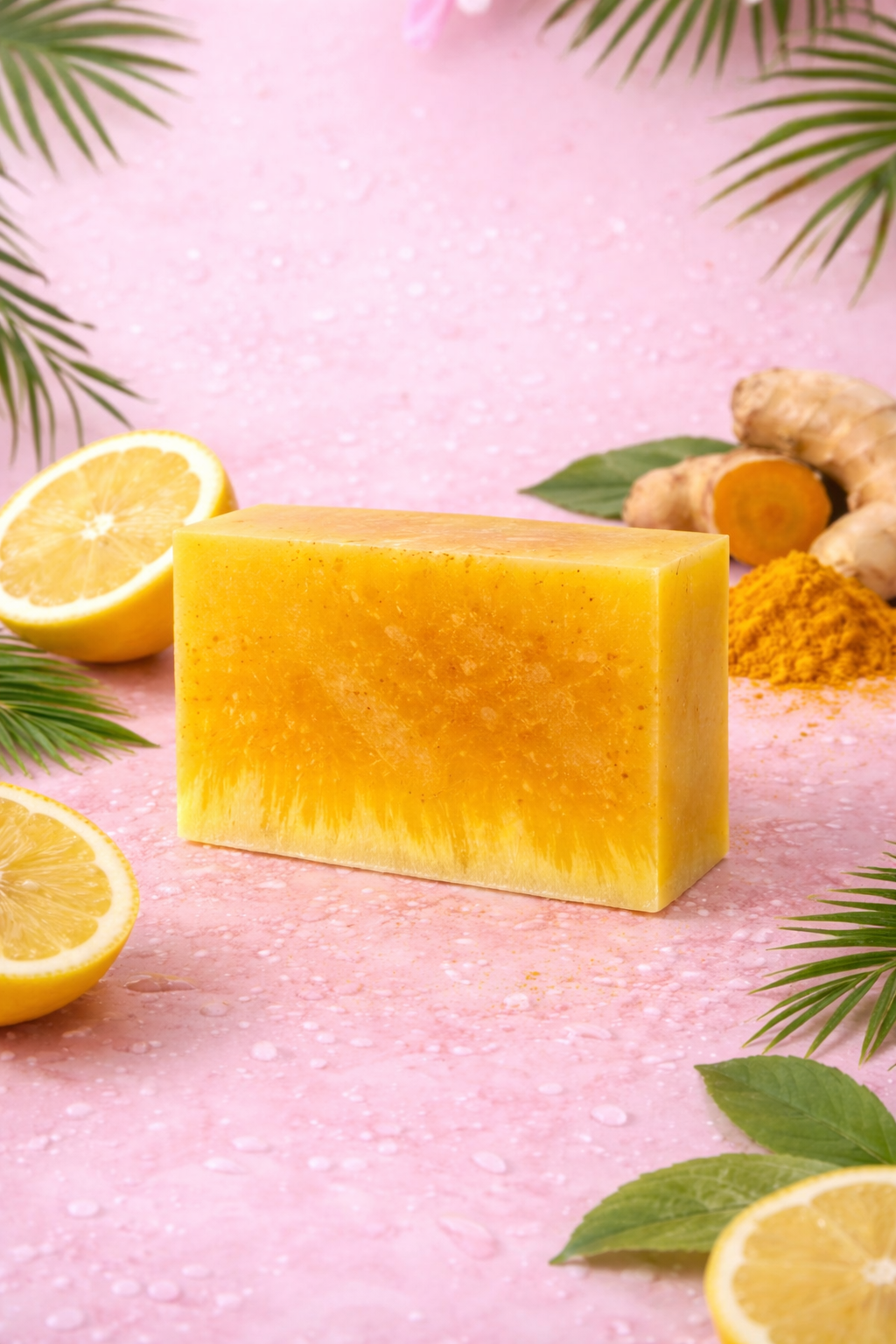 Savon curcuma et kojic 🍋 teint noir, marron