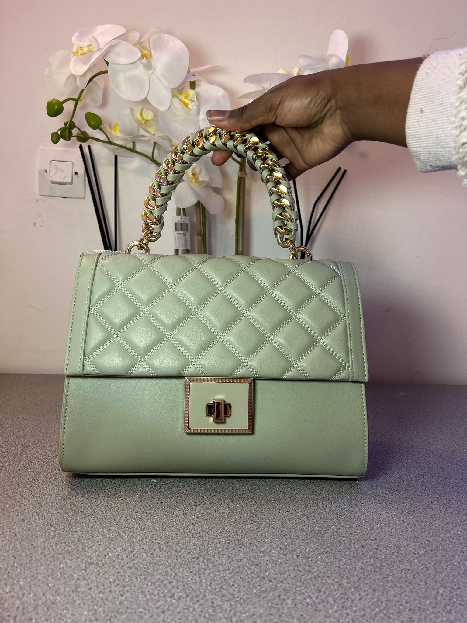 Sac Classy vert d'eau