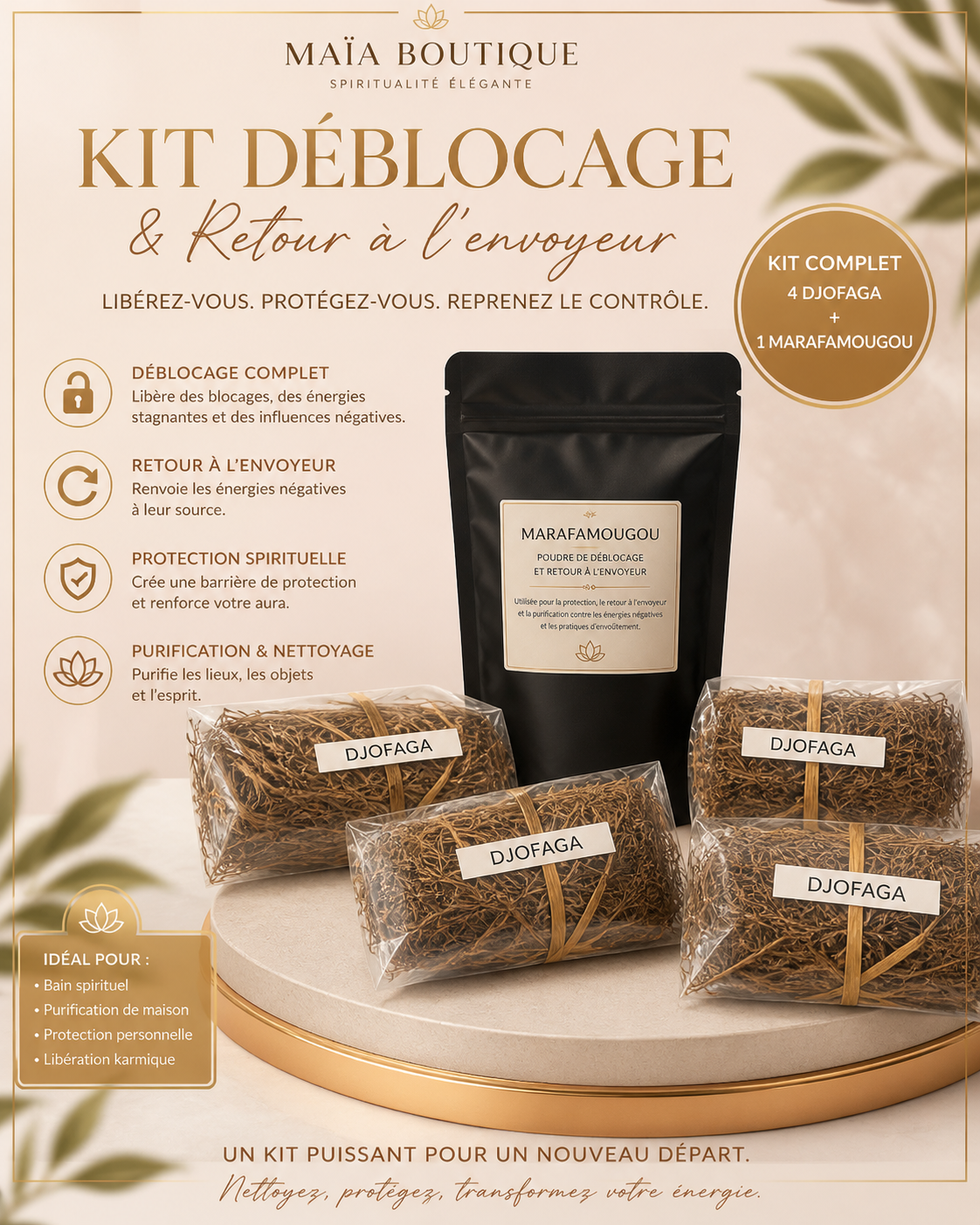Kit déblocage femme / retour a l'envoyeur