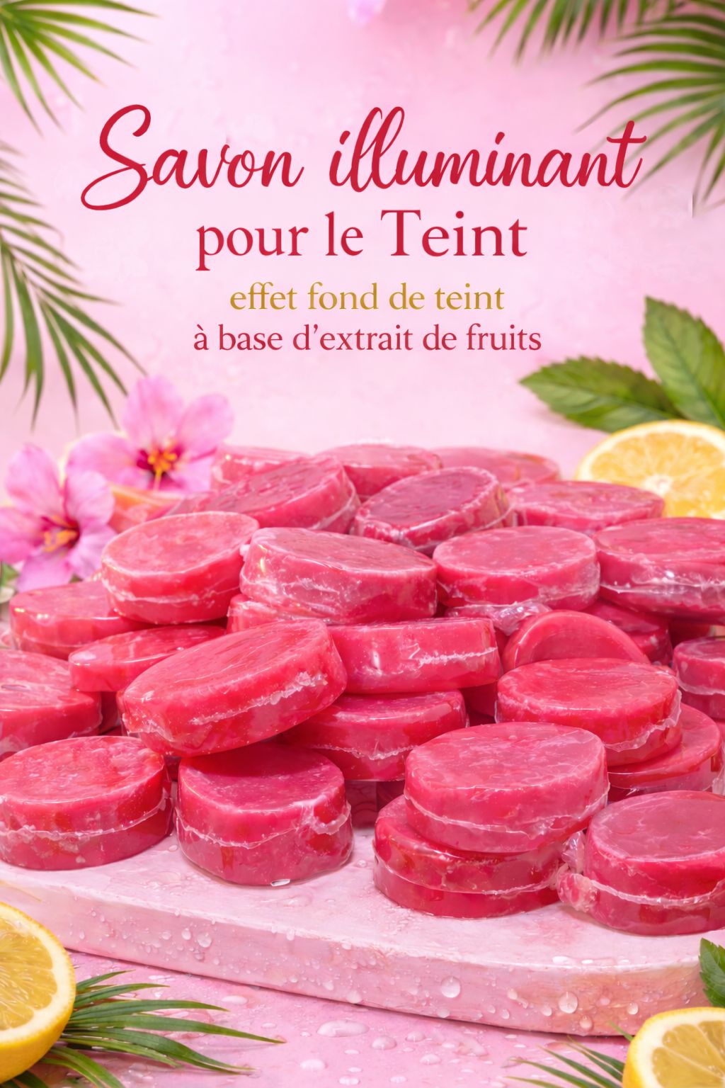 Savons visage magique effet fond de teint