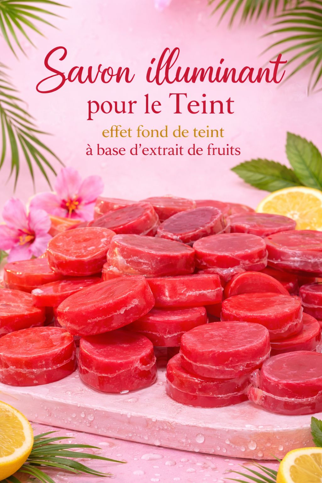 Savons visage magique effet fond de teint