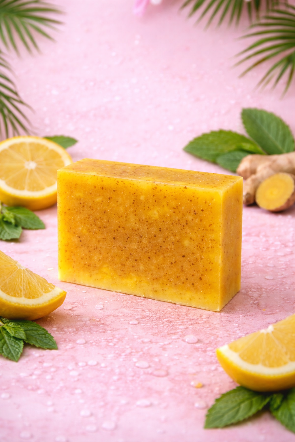 Savon curcuma et kojic 🍋 teint noir, marron