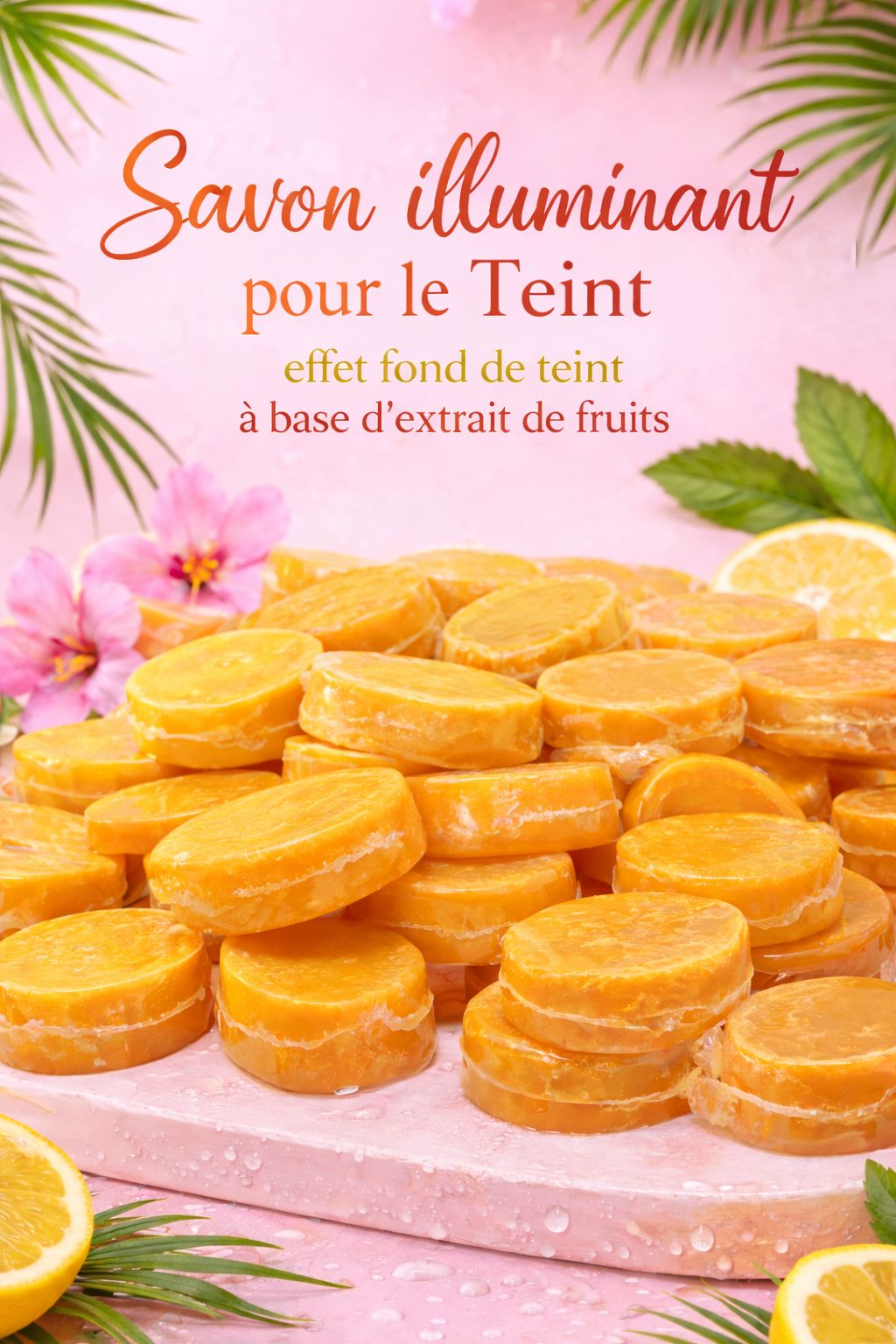 Savons visage magique effet fond de teint