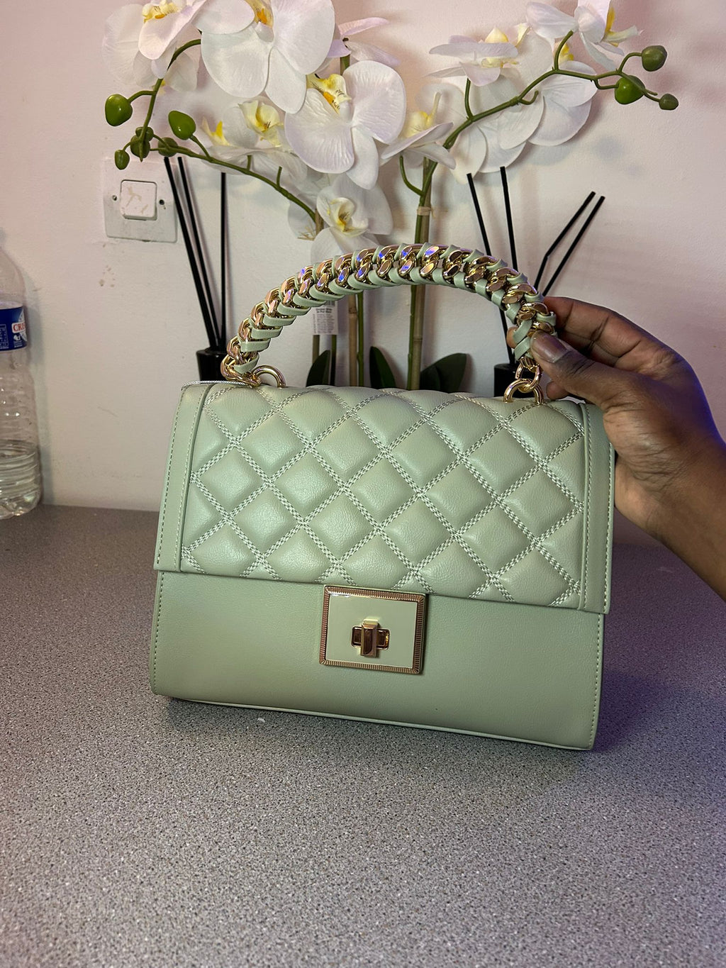 Sac Classy vert d'eau