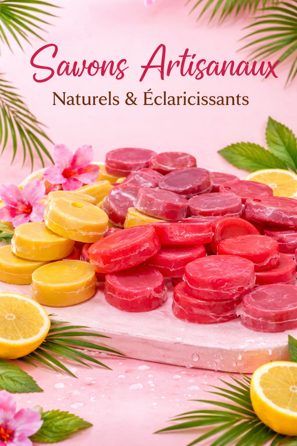 Savons visage magique effet fond de teint