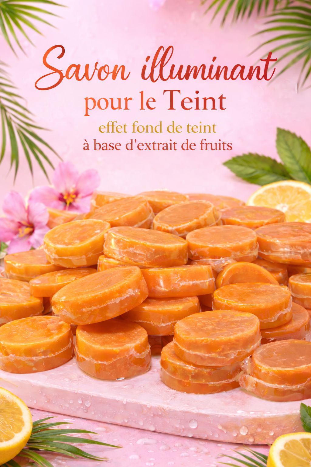 Savons visage magique effet fond de teint