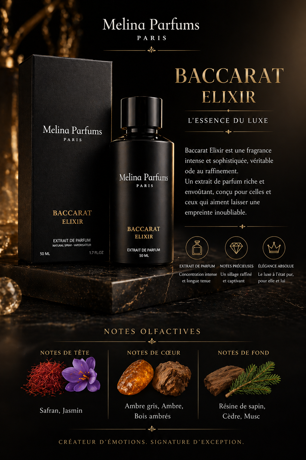 Baccarat Élixir Melina Parfums
